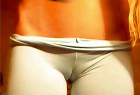 Rumunijos šviesiaplaukė mergina nuostabi cameltoe 2 dalis nuostabi