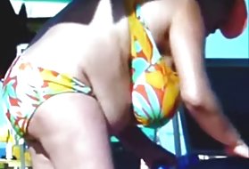 Rusija busty vyresnio amžiaus grannies į paplūdimį! ventiliatoriaus! brandžios